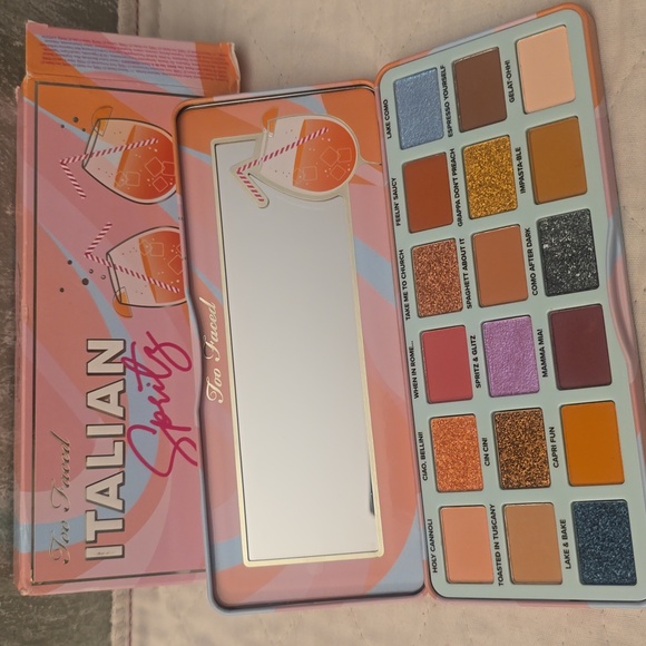 Too Faced Other - Too Faced Italian Spritz Palette Lake Como Cocktail Inspired Eye Shadow Palette